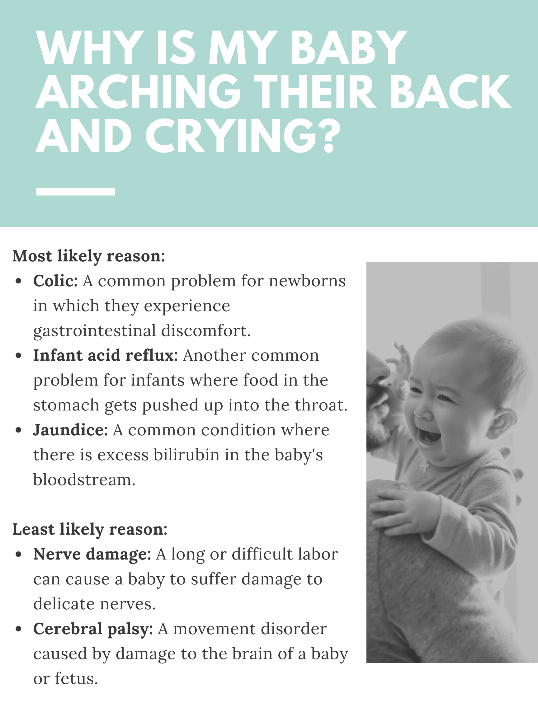 Baby Arching Back and Crying - Causes and Solutions